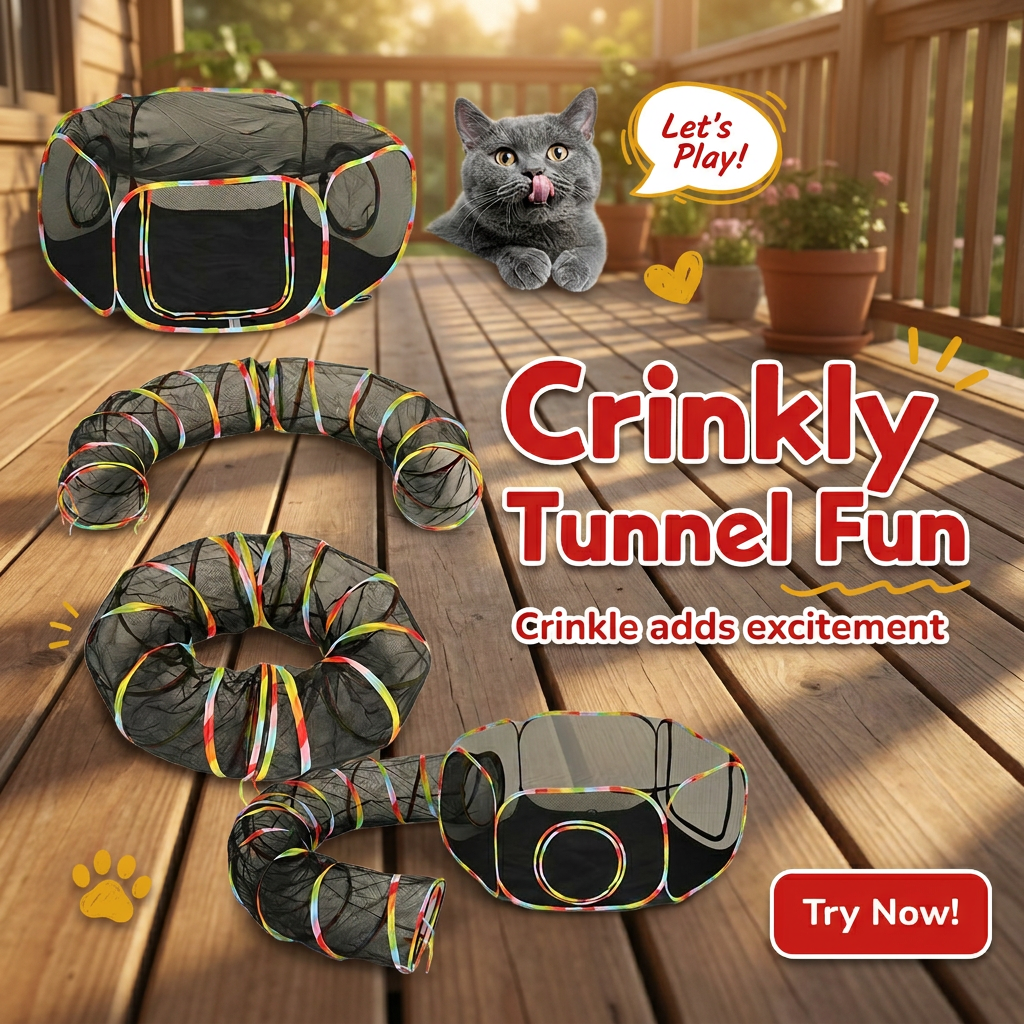 Cat Tunnel Playpen