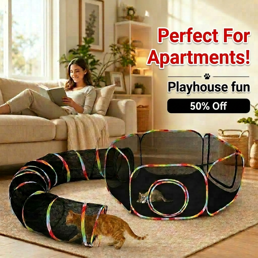 Cat Tunnel Playpen
